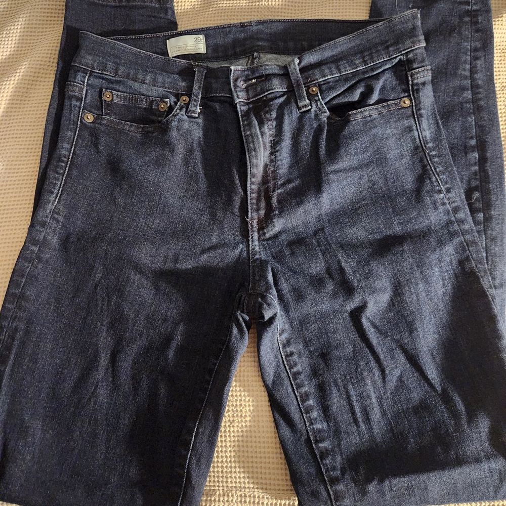 Dark Blue Denim Jeans